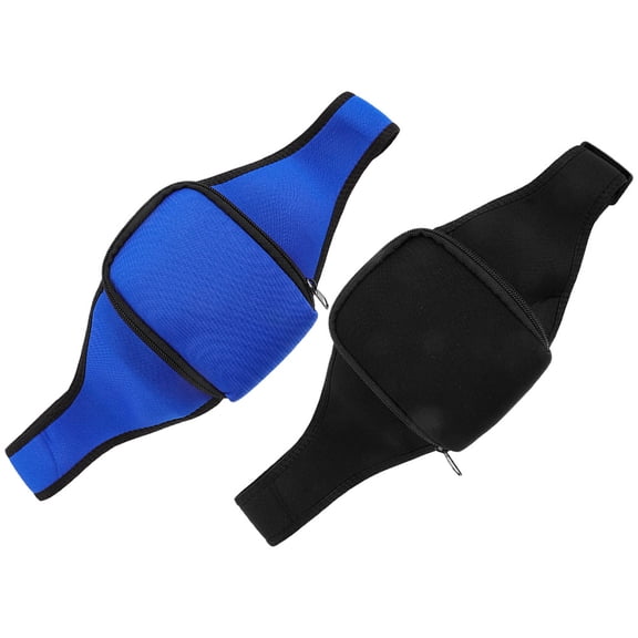COMPUKAS 2Pcs Microphone Belt Pouch For Trainer Dancer Waterproof