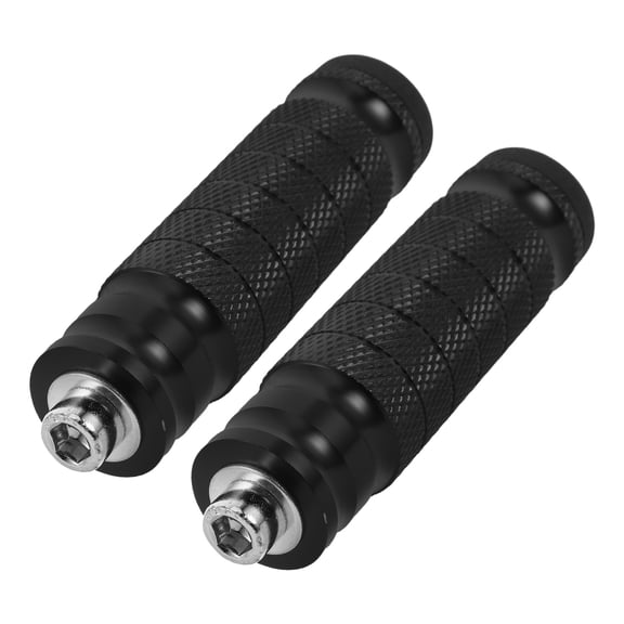 COMPUKAS 2Pcs Motorcycle Modification Parts Black Metal Increase Safety For Daily Commuting