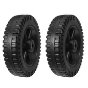 COMPUKAS Lightweight Plastic Mower Replacement Wheels for Lawn Mower 2Pcs