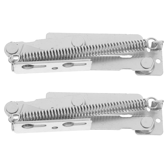 COMPUKAS 2-Pack Plated Spring Hinges for Sofa and Cabinet, Cold Rolled Steel, Stable Support Hardware