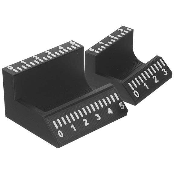 COMPUKAS 2Pcs Handheld Bottle Labeling Tool Black for Office Use with Precision Sticker Application