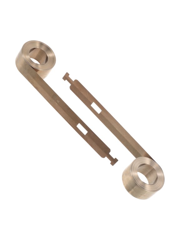 Window Coil Balance Springs Slim Design Golden Stainless Steel for Effortless Use 2Pcs