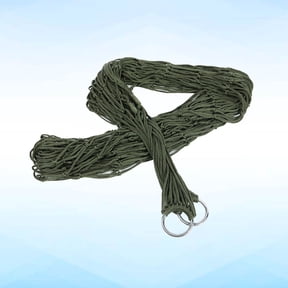 COMPUKAS 2-Pack Green Nylon Hanging Nap Beds for Outdoor Leisure, Portable, Breathable and Comfortable