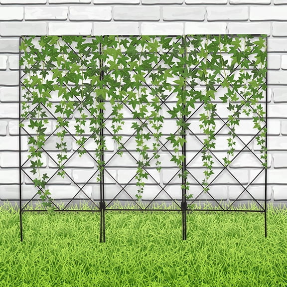 COMPUKAS Compukas Durable Iron Plant Vine Bracket for Garden Use 2Pcs
