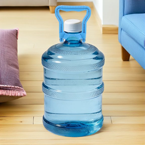 COMPUKAS 2Pcs Water Jug Carrier Handles in Blue Durable Plastic with Anti Slip Ergonomic Design