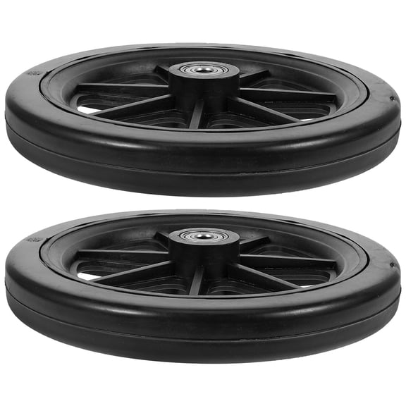 COMPUKAS 2-Pack 7-Inch Replacement Wheels Quiet Wear-Resistant for Smooth Rolling Performance