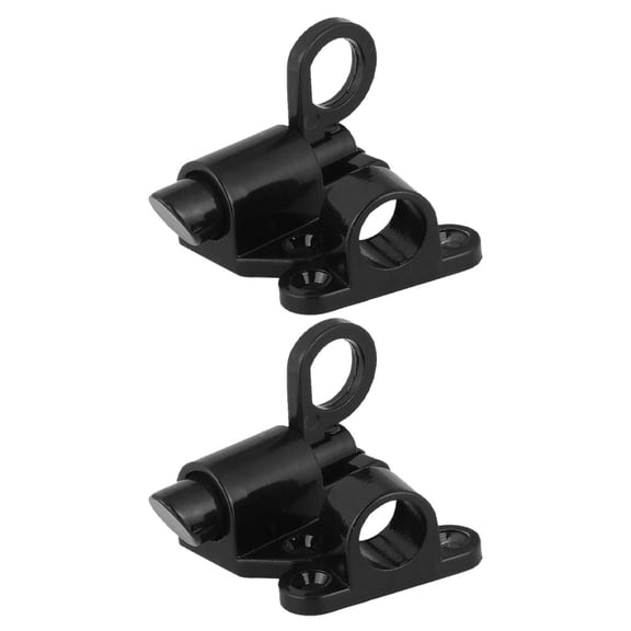 COMPUKAS 2-Pack Automatic Spring Latch Locks, Aluminum Alloy for Outdoor Security and Easy Installation