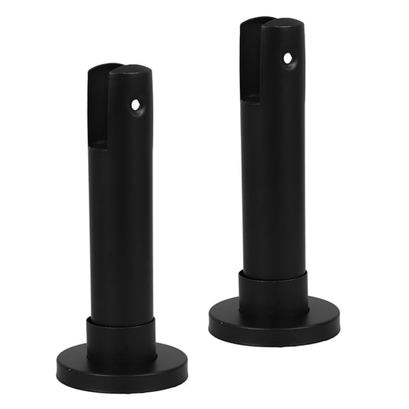 COMPUKAS 2pcs Restroom Partition Support Stainless Steel Bathroom Partition Hardware For Modern Aesthetic