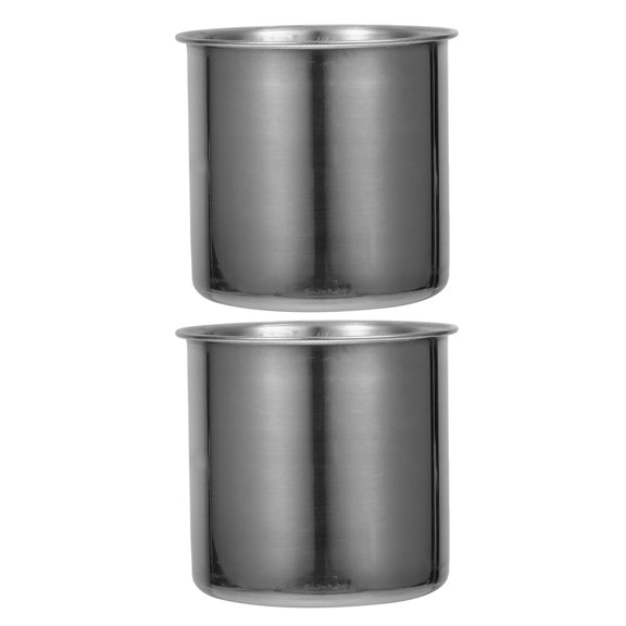 COMPUKAS 2pcs Rice Cup Measuring Cup For Household Users Silver