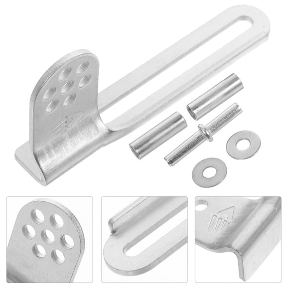 COMPUKAS 3-Pack Refrigerator Door Hinges Made of Galvanized Steel for Household Use and Appliance Repair