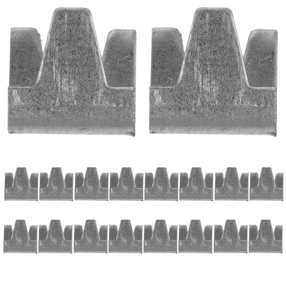 COMPUKAS Durable Metal Cage Clips, Plated Silver, Enhanced Angle, Stable Poultry Farm, 300Pcs