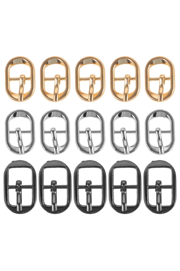 30 Pieces Small Metal Belt Buckles Buckle Parts for Clothing, Handbags, Backpacks and Accessories