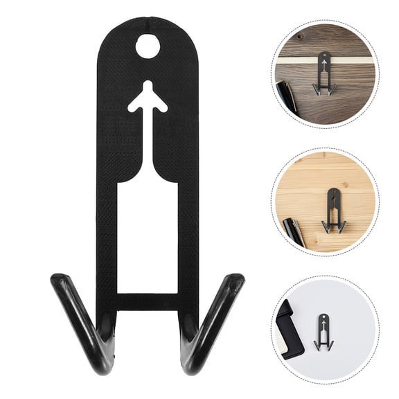 COMPUKAS 30 Pcs Heavy Duty Melon Hanging Hooks, Black ABS Garden Trellis Plant Support Clips for Vines, Tool-Free Installation