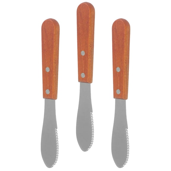 COMPUKAS Multi-Function Cheese Tool Bread Jam Spreader Stainless Steel 3pcs