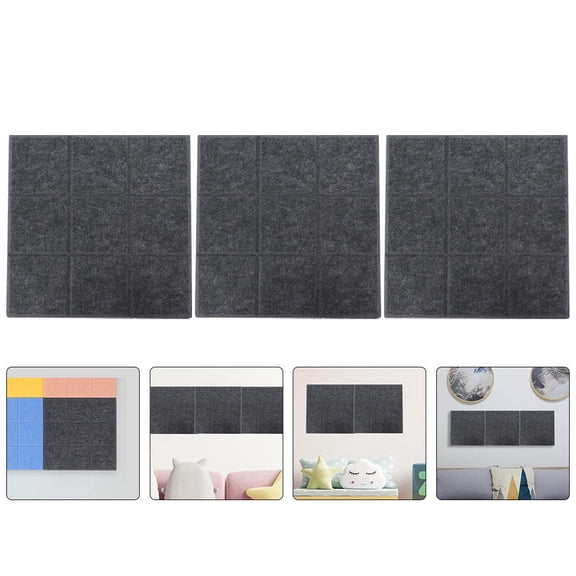 COMPUKAS Compukas 3pcs Memory Board Wall creative message board felt pin board notice board
