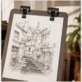 COMPUKAS 3Pcs Dual Head Drawing Board Clips Black Adjustable Swivel ...