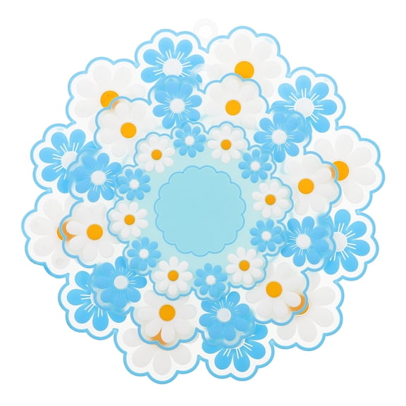 COMPUKAS 3-Piece Household Dish Pads with PVC Heat Insulation for Hot Plates and Dining Tables, Sky Set