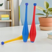 COMPUKAS Professional Plastic Juggling Clubs for Circus Lightweight Design 3Pcs