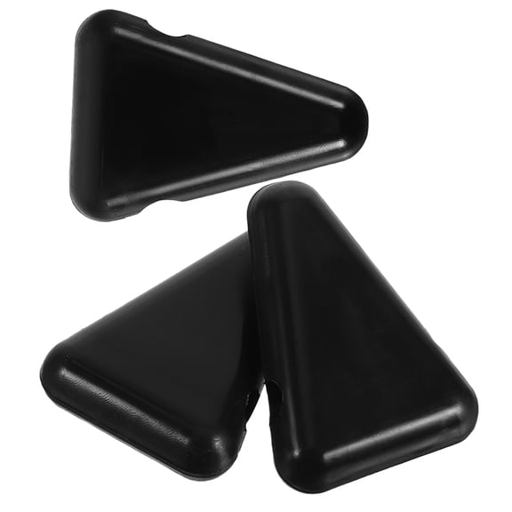 COMPUKAS 3Pcs Tuning Fork Stabilizing Stand Black Silicone ShockAbsorbing Base For Sound Therapists
