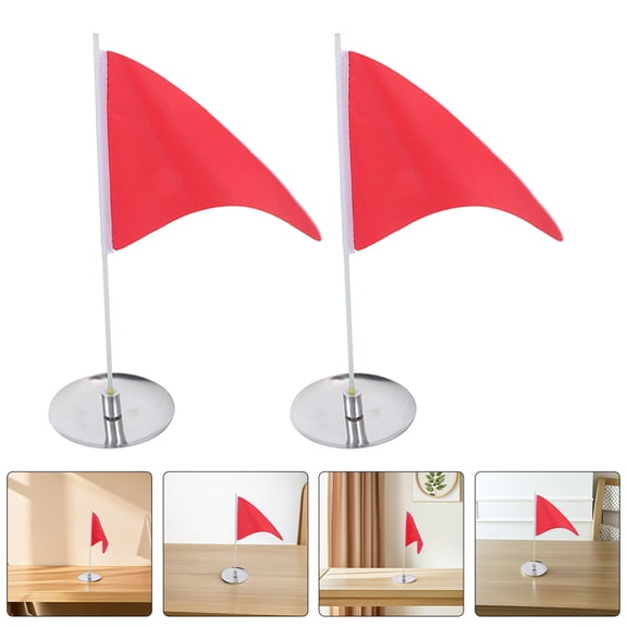 COMPUKAS 3Sets Portable Golf Putting Cup and Red Flag Set for Accurate Indoor Outdoor Training