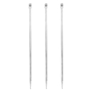 COMPUKAS 3pcs Electrical Grounding Bars Silver Ground Rod For Home Use Iron Safety Equipment