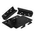 COMPUKAS 4 Pieces Bed Frame Hook Plates Iron Hardware For Elegant ...