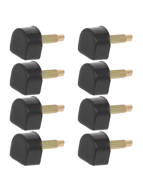 4 Pairs Black High Heel Replacement Tips for Shoe Repair, Heel Caps for Comfortable Walking Fit