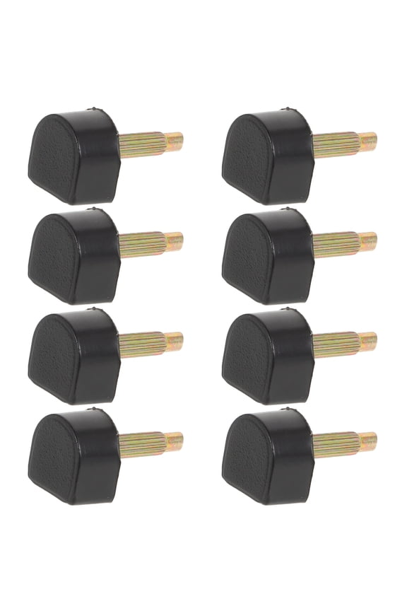 4 Pairs Black High Heel Replacement Tips for Shoe Repair, Heel Caps for Comfortable Walking Fit