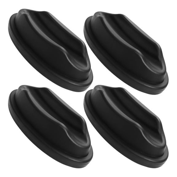 COMPUKAS 4-Pack Front Wheel Riser Block for Bike Trainer with Stable Exercise Mat