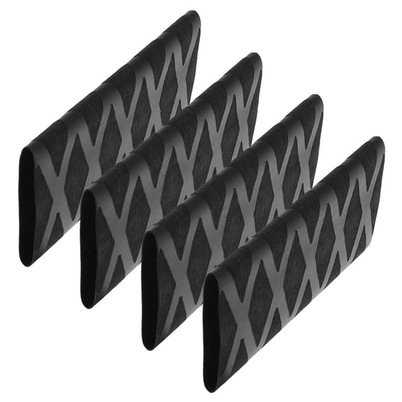 COMPUKAS Sweat Absorbent Racket Grip, Black Overgrip for Table Tennis Handle Security 4Pcs
