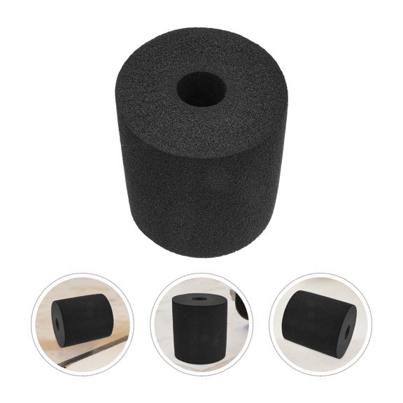 COMPUKAS 4Pcs Black Sponge Roller for Glue Machine Manual Adhesive Spreader Replacement