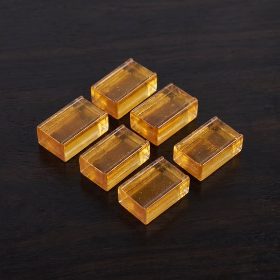 COMPUKAS 4Pcs Bow Rosin Natural Resin for Violin Viola Cello with Low Dust and Easy Application