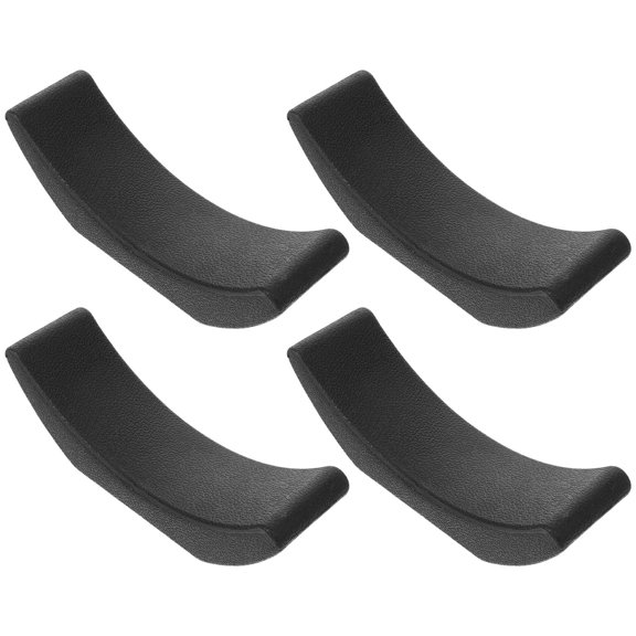 COMPUKAS 4Pcs Dumbbell Rack Saddles Durable Rubber Cradles for Hand Weight Stand and Barbell Rack Black