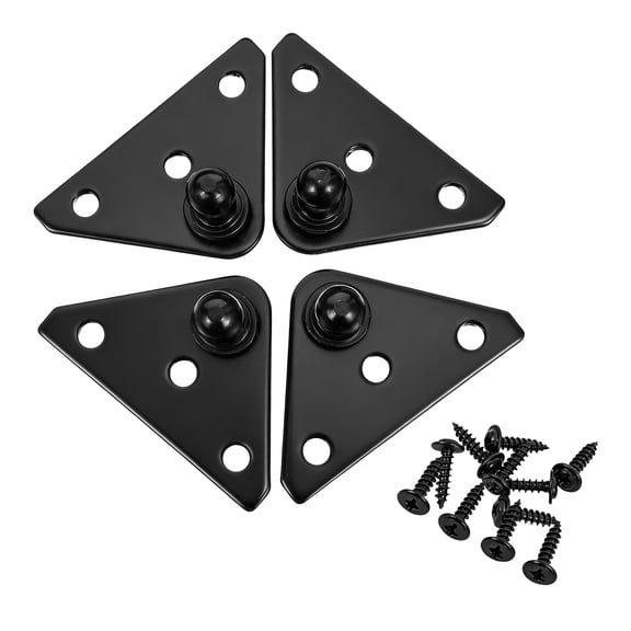COMPUKAS 4Pcs Ball Stud Mounting Bracket for Gas Strut Prop with Durable Steel Construction