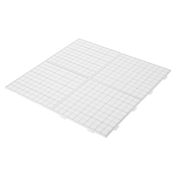COMPUKAS 4Pcs Fuse Beads Crafting Pegboards Plastic Boards for Family Creative Activities