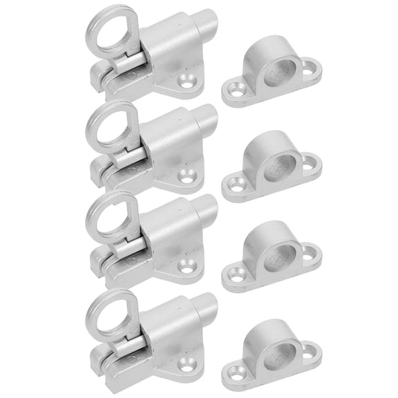 COMPUKAS 4-Pack Aluminum Alloy Spring Latches with Automatic Door Closing for Cabinets and Multipurpose Use