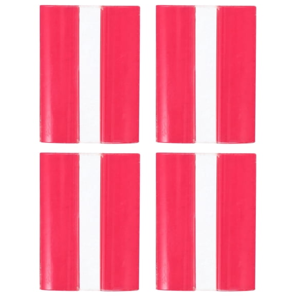 COMPUKAS 4Pcs Plastic Continuous Hinges Acrylic Transparent for Furniture Wall-Friendly Adjustable Angles