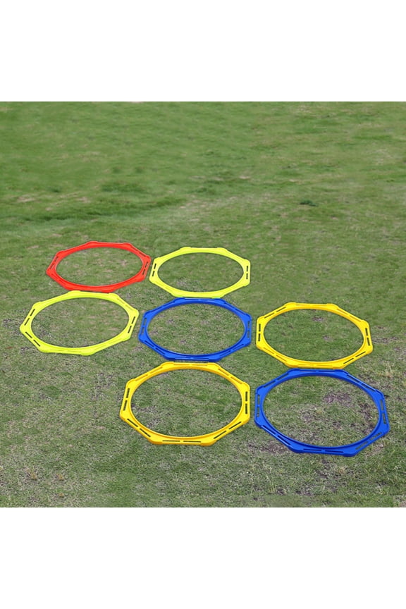 4-Pack Soccer Agility Training Equipment Green PP Physical Education Gear for Enhanced Fan Practice