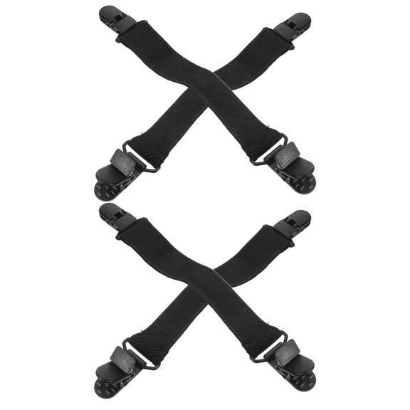 COMPUKAS 4-Pack Motorcycle Pant Leg Holders with Boot Clip Straps to Secure Pants and Prevent Chain Interference