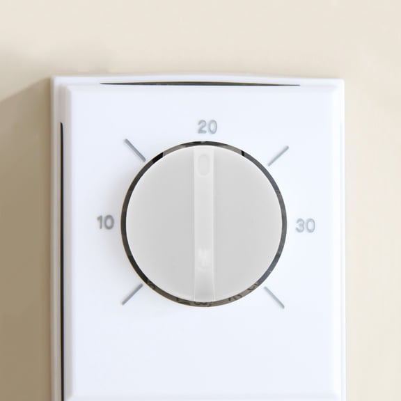 COMPUKAS 4Pcs White Plastic Thermostat Dial Knob for Freezer and Fridge Temperature Control