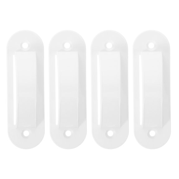 COMPUKAS 4Pcs White Toggle Light Switch Protector with Universal Compatibility for Home