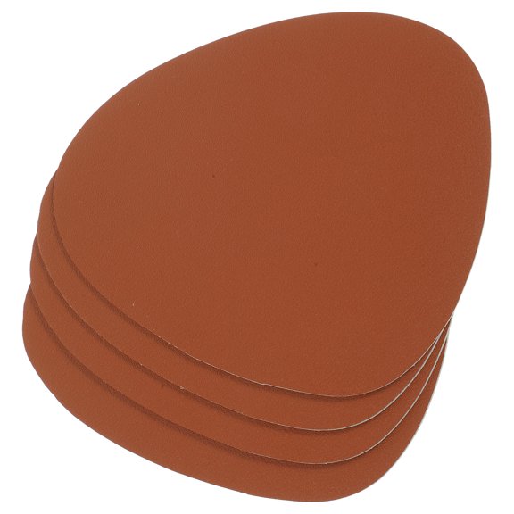 COMPUKAS 4pcs Decorative Insulation Pad Coasters PVC Protective for Hotel Use Adults