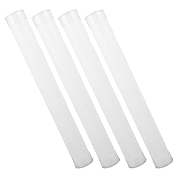 COMPUKAS Transport Storage Tubes White Pe for Outdoor Postal Tubes High Density Plastic