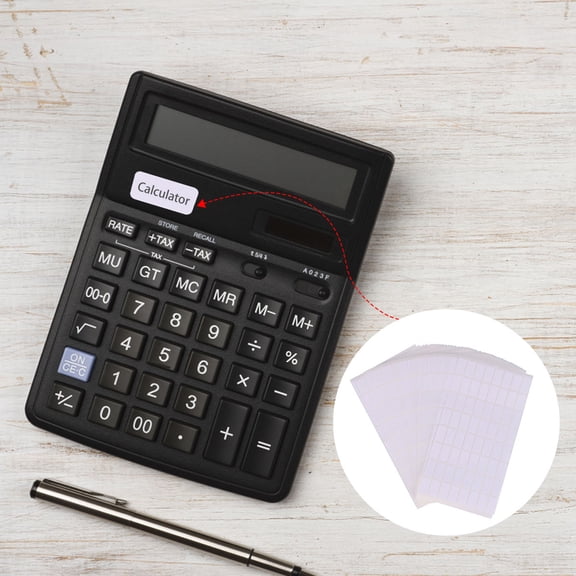 COMPUKAS 50 Sheets Self Adhesive Name Label White Paper Material Easy to Stick on Plastic Metal Wood