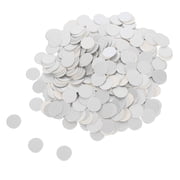 COMPUKAS 500Pcs Aluminum Foil Bottle Seal Liners Silver Leakproof Cap Gaskets for Glass Plastic Jar Lid Sealing