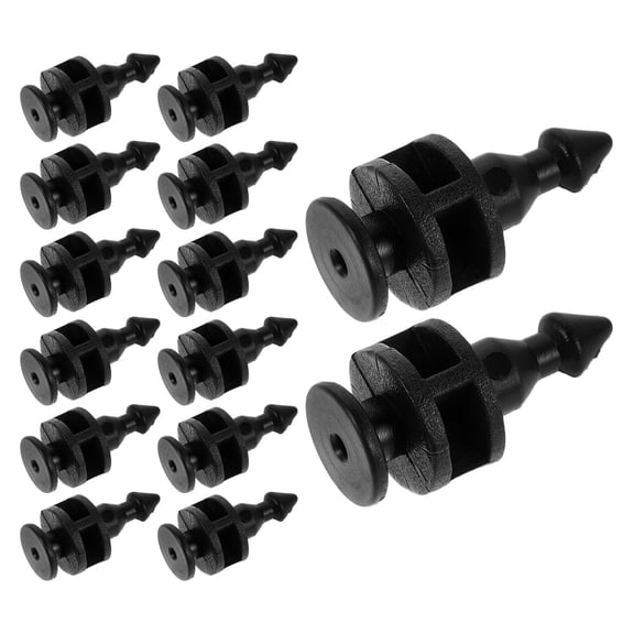 COMPUKAS 50Pcs Car Tail Light Replacement Clip Black Tail Lamp Repair Accessory