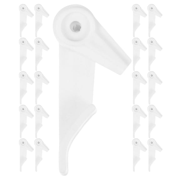 COMPUKAS White PP Ceiling Light Mounting Buckles, 50 Pack, Fixing Clips for Ceiling Light Installation