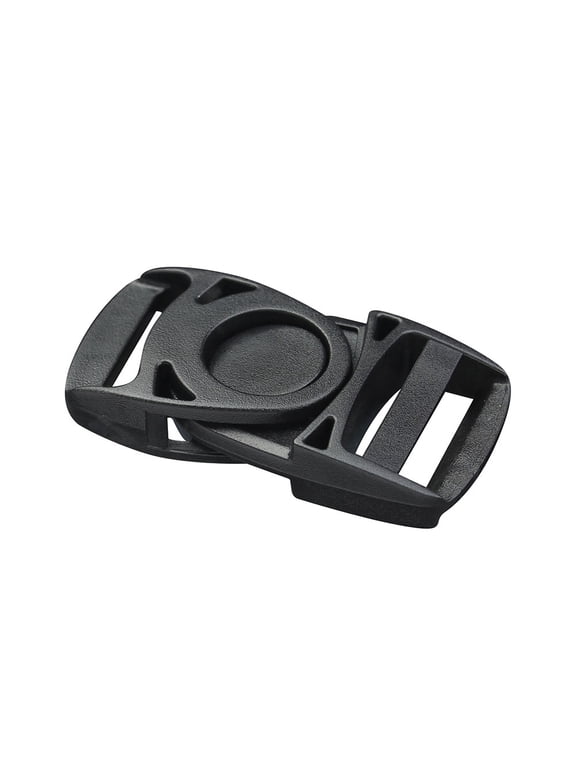 Plastic Rotary Buckles Durable Multifunctional for Belt and Backpacks Black 50Pcs