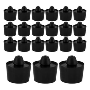 COMPUKAS 50Pcs Car Hood Rubber Bumper Stopper Shockproof Blocks Universal Fit Trunk Door Protector