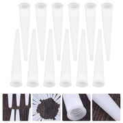COMPUKAS 50Pcs Plastic Caulk Nozzles Caps for Door and Window Installation Maintenance